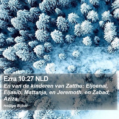 Ezra 10:27 NLD Bible Verse Image
