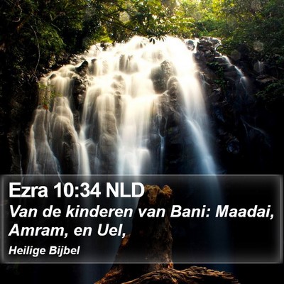 Ezra 10:34 NLD Bible Verse Image