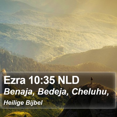 Ezra 10:35 NLD Bible Verse Image