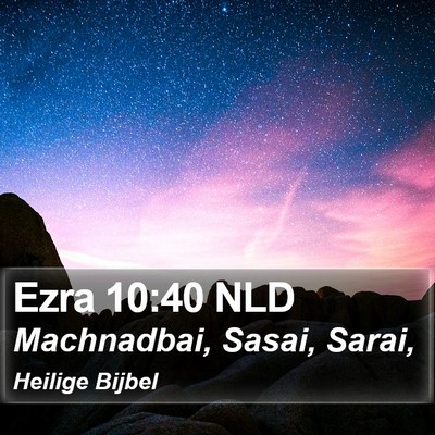 Ezra 10:40 NLD Bible Verse Image