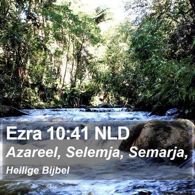 Ezra 10:41 NLD Bible Verse Image