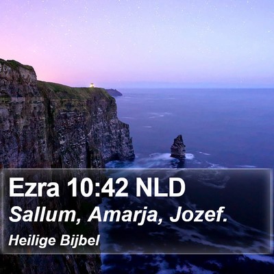Ezra 10:42 NLD Bible Verse Image