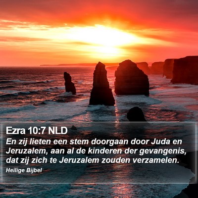 Ezra 10:7 NLD Bible Verse Image