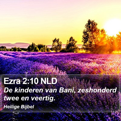 Ezra 2:10 NLD Bible Verse Image