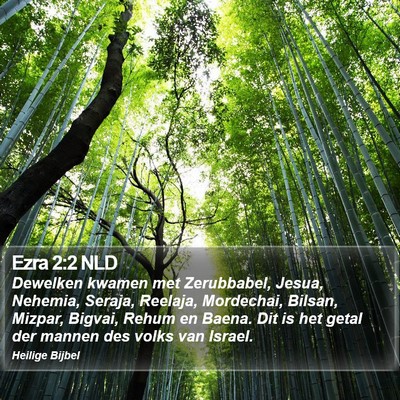 Ezra 2:2 NLD Bible Verse Image