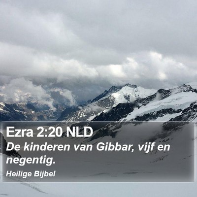 Ezra 2:20 NLD Bible Verse Image