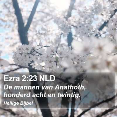 Ezra 2:23 NLD Bible Verse Image
