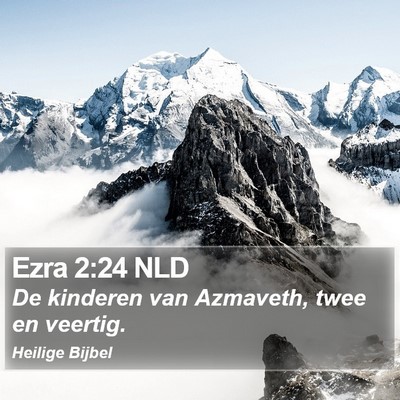 Ezra 2:24 NLD Bible Verse Image