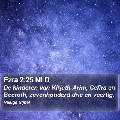 Ezra 2:25 NLD Bible Verse Image