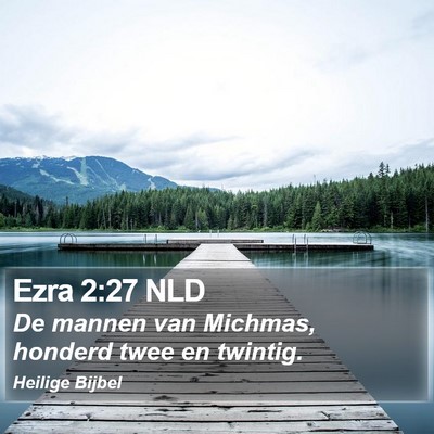 Ezra 2:27 NLD Bible Verse Image
