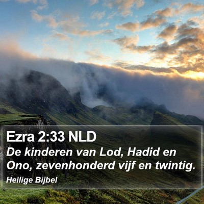 Ezra 2:33 NLD Bible Verse Image