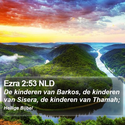 Ezra 2:53 NLD Bible Verse Image