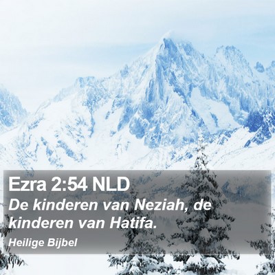 Ezra 2:54 NLD Bible Verse Image