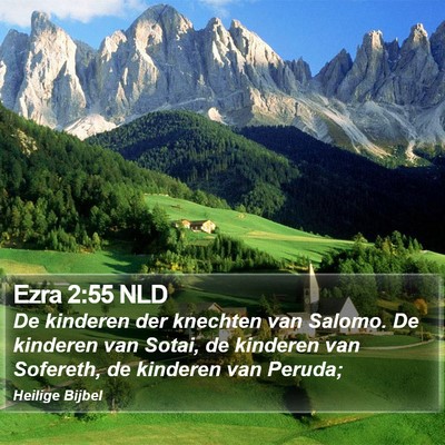 Ezra 2:55 NLD Bible Verse Image