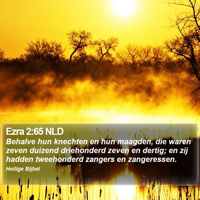 Ezra 2:65 NLD Bible Verse Image
