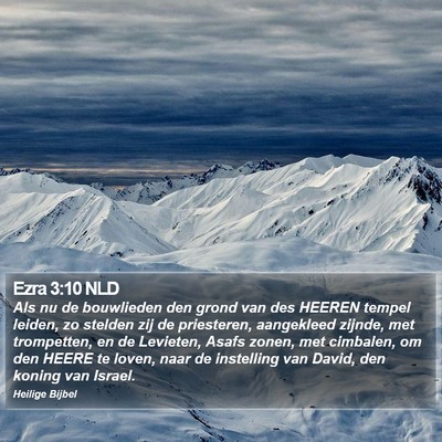 Ezra 3:10 NLD Bible Verse Image