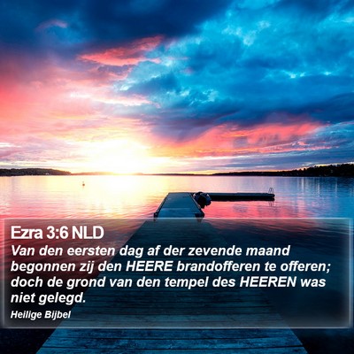 Ezra 3:6 NLD Bible Verse Image