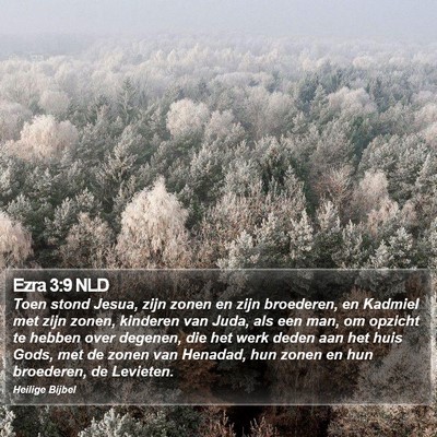 Ezra 3:9 NLD Bible Verse Image