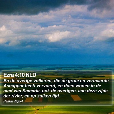 Ezra 4:10 NLD Bible Verse Image