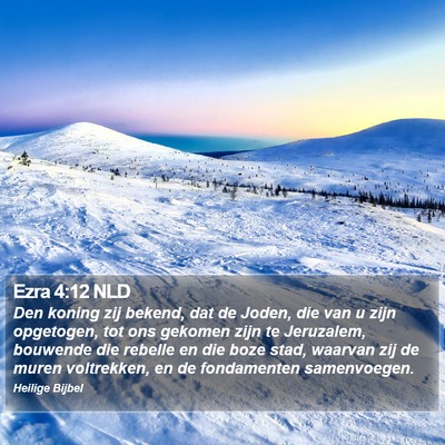 Ezra 4:12 NLD Bible Verse Image