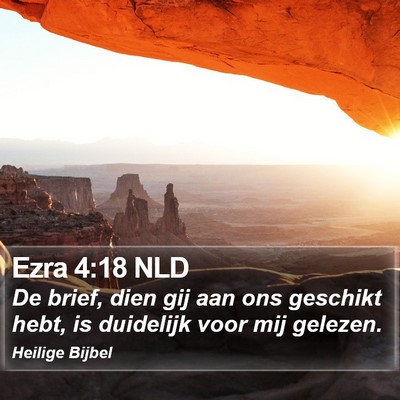 Ezra 4:18 NLD Bible Verse Image