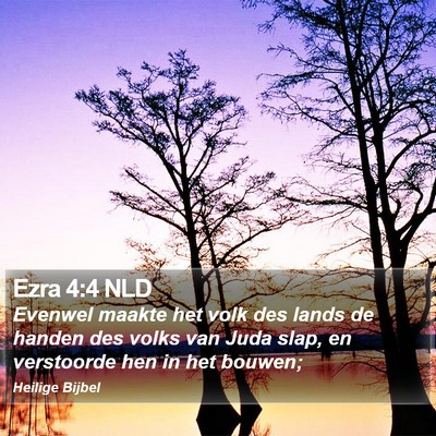 Ezra 4:4 NLD Bible Verse Image