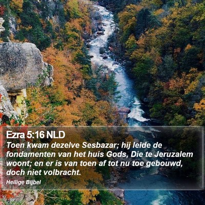 Ezra 5:16 NLD Bible Verse Image