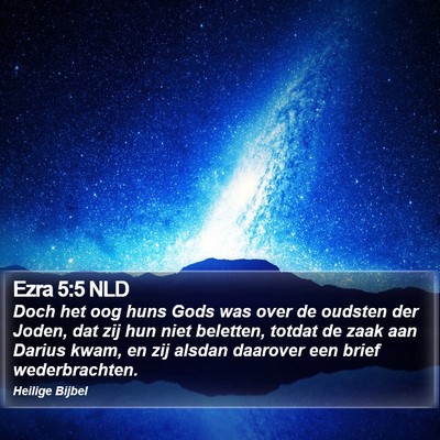 Ezra 5:5 NLD Bible Verse Image