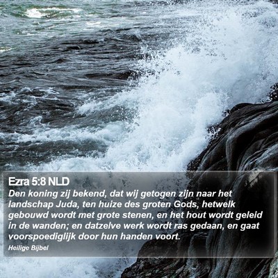 Ezra 5:8 NLD Bible Verse Image