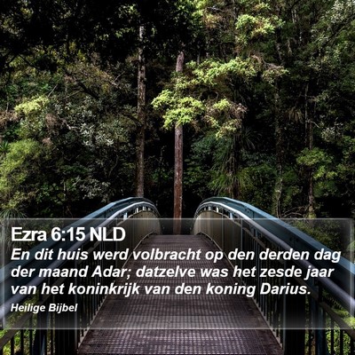 Ezra 6:15 NLD Bible Verse Image