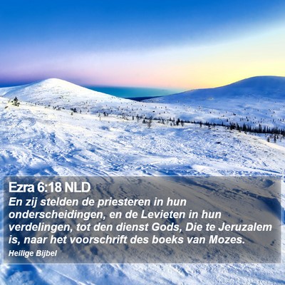 Ezra 6:18 NLD Bible Verse Image