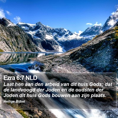 Ezra 6:7 NLD Bible Verse Image