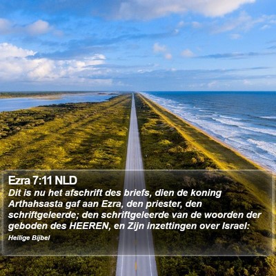Ezra 7:11 NLD Bible Verse Image