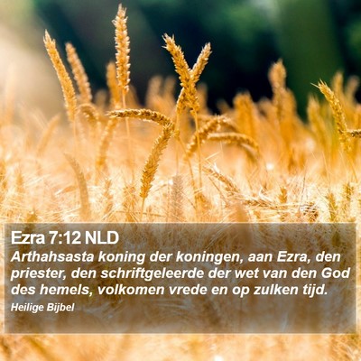 Ezra 7:12 NLD Bible Verse Image