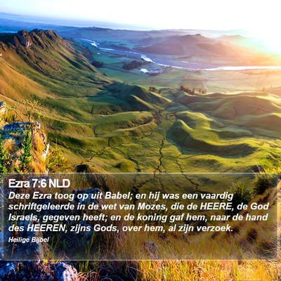 Ezra 7:6 NLD Bible Verse Image