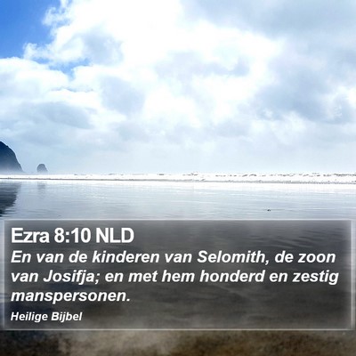 Ezra 8:10 NLD Bible Verse Image