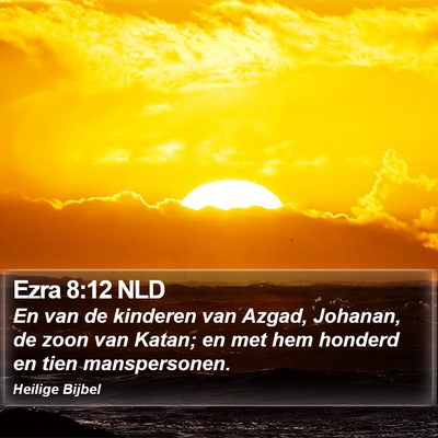 Ezra 8:12 NLD Bible Verse Image