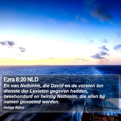Ezra 8:20 NLD Bible Verse Image