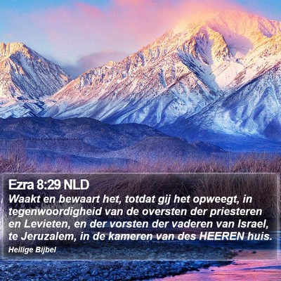 Ezra 8:29 NLD Bible Verse Image