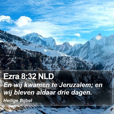Ezra 8:32 NLD Bible Verse Image