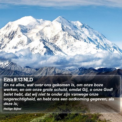 Ezra 9:13 NLD Bible Verse Image