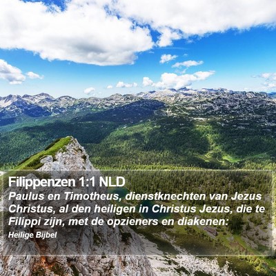 Filippenzen 1:1 NLD Bible Verse Image