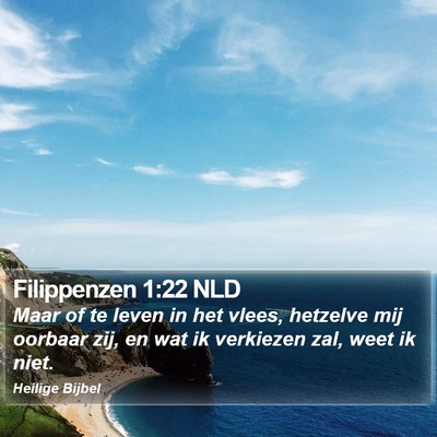 Filippenzen 1:22 NLD Bible Verse Image