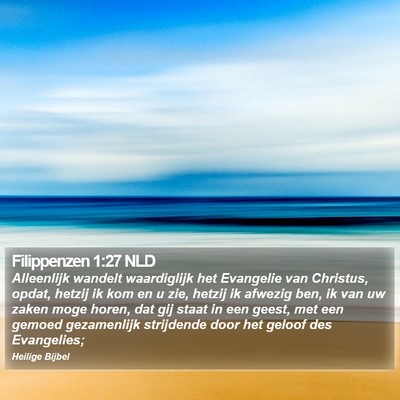 Filippenzen 1:27 NLD Bible Verse Image