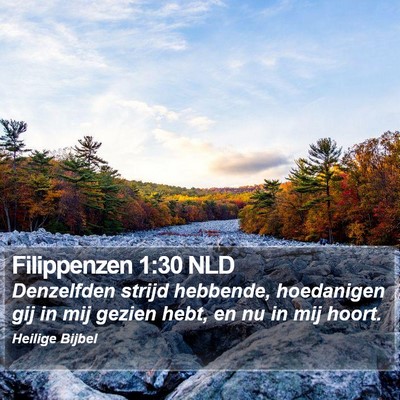 Filippenzen 1:30 NLD Bible Verse Image