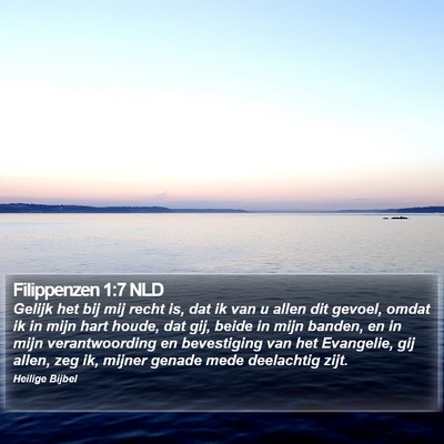 Filippenzen 1:7 NLD Bible Verse Image