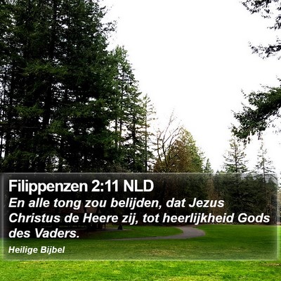 Filippenzen 2:11 NLD Bible Verse Image
