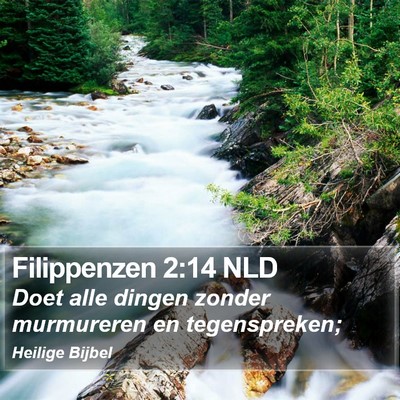 Filippenzen 2:14 NLD Bible Verse Image