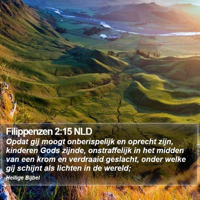 Filippenzen 2:15 NLD Bible Verse Image