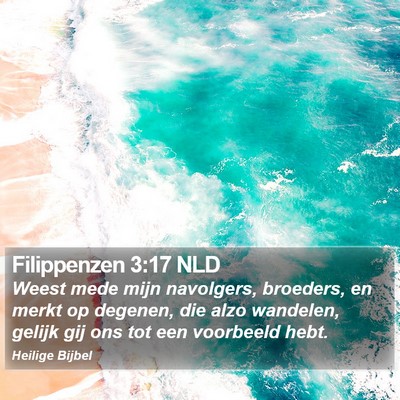 Filippenzen 3:17 NLD Bible Verse Image